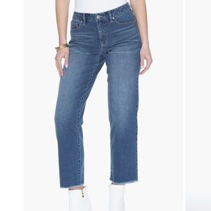 Blue Revival Quinn Mid Rise Straight Denim Jean, Bora Bora, 30
